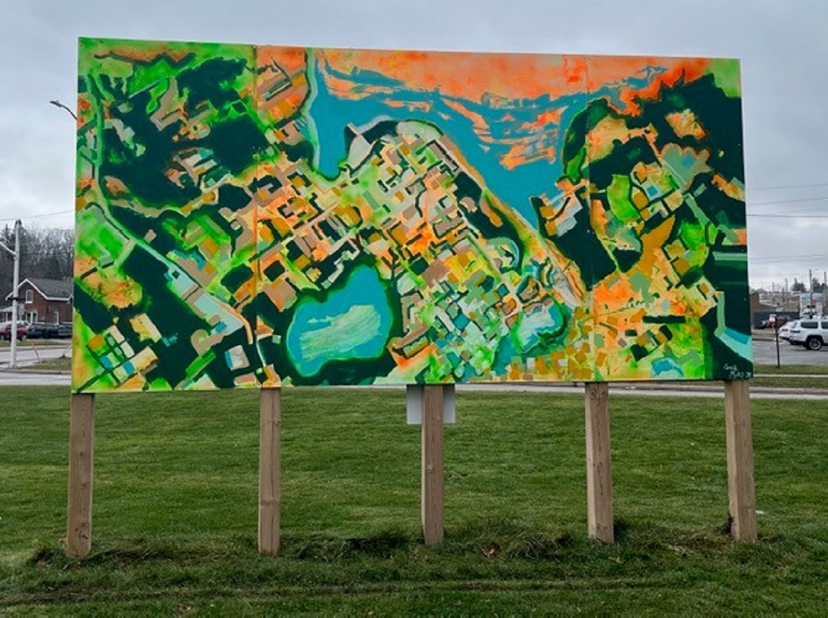 Mural of Town of Midland