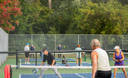 pickleball players