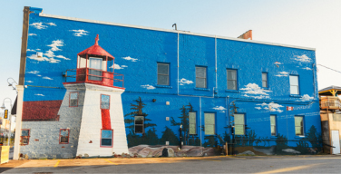 Lighthouse Mural Midland Public Art