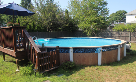 pool and deck