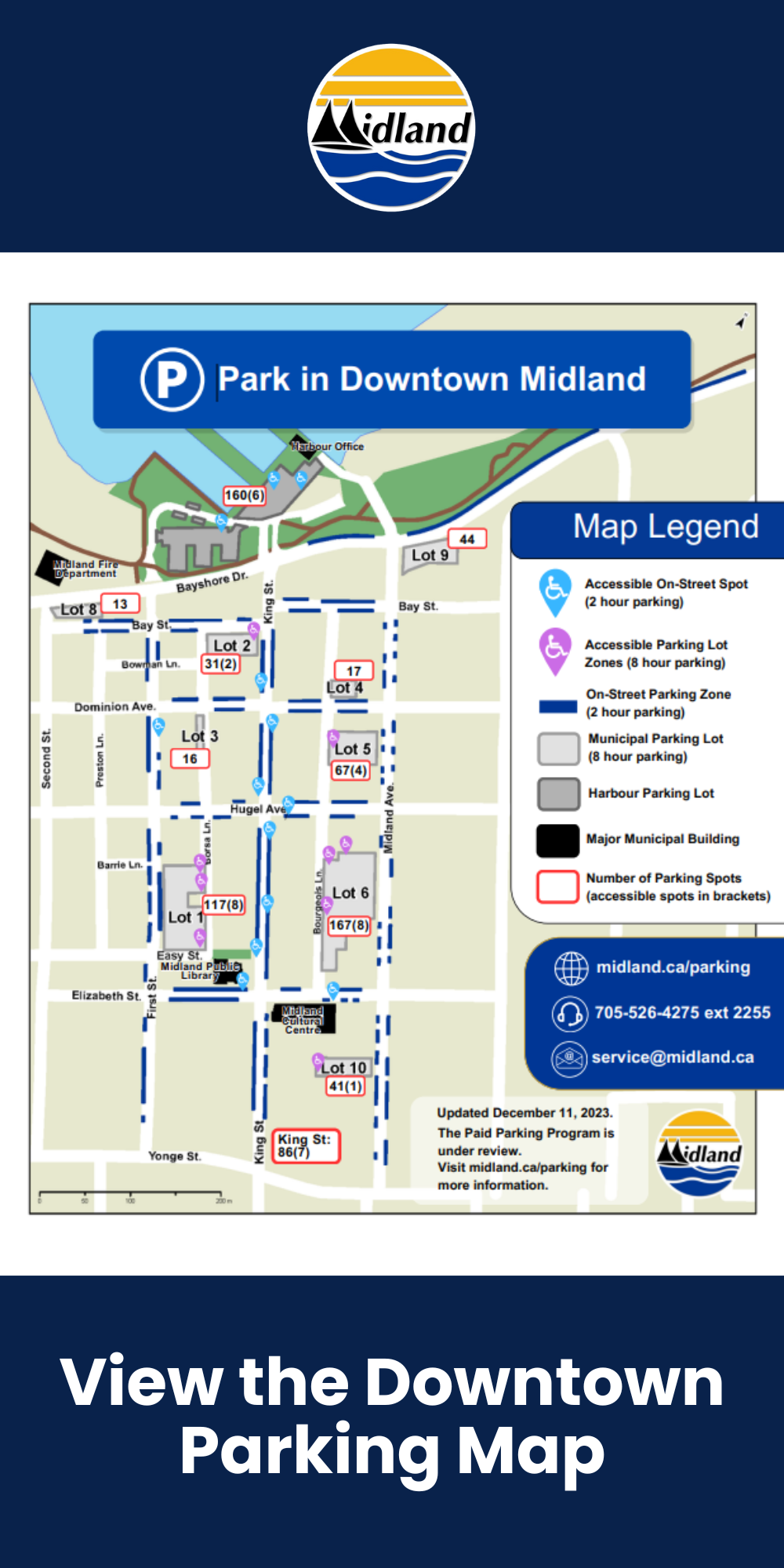 Midland Parking Map