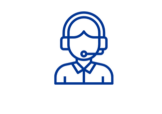 Icon of person with headset