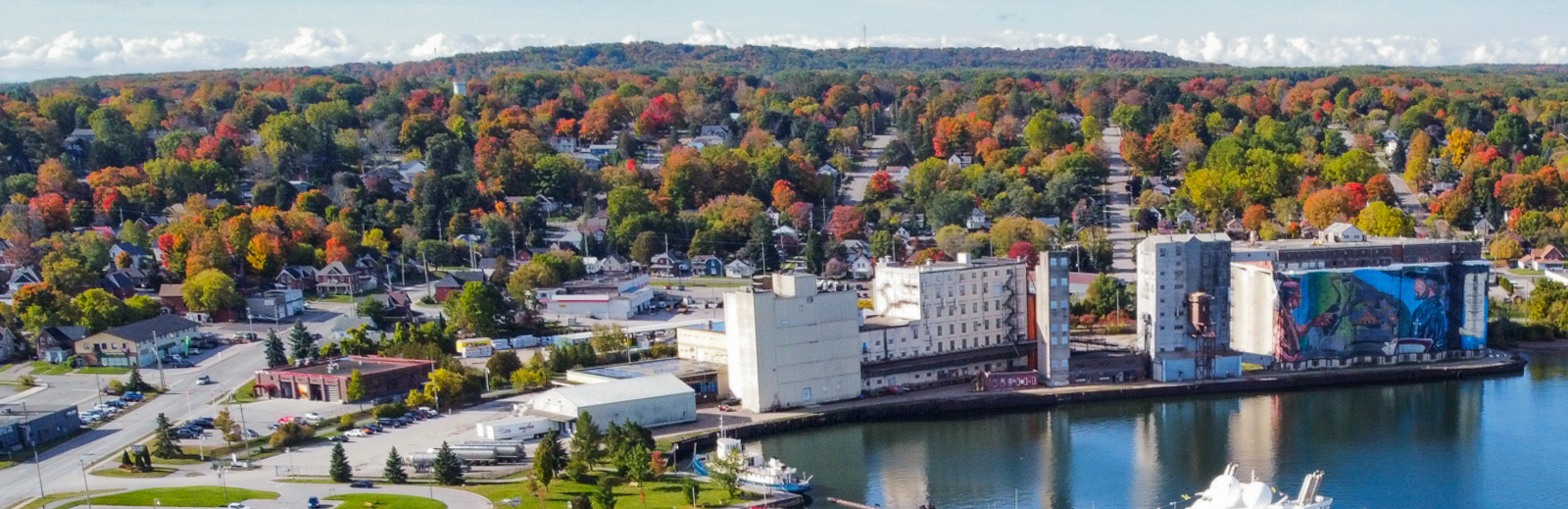 Overhead shots of Midland Harbour