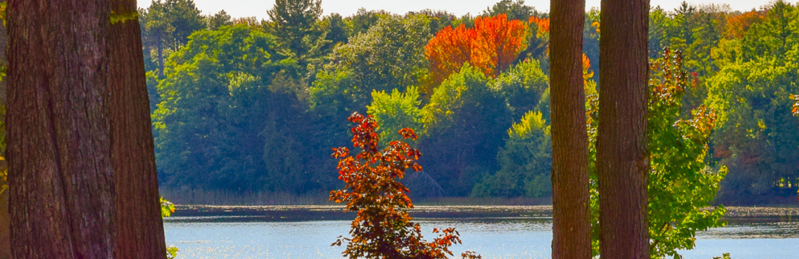 Little Lake Park in fall, Midland Ontario