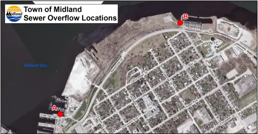 Sewer Overflow Locations Map