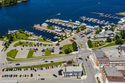 overhead view of Midland Harbour