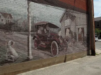 Livery Stables mural