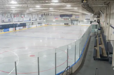 Stands and ice at MMHA arena