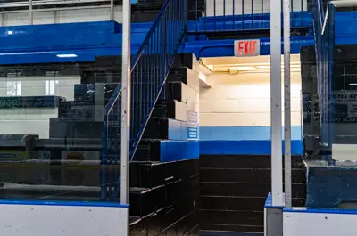 Centennial arena floor access