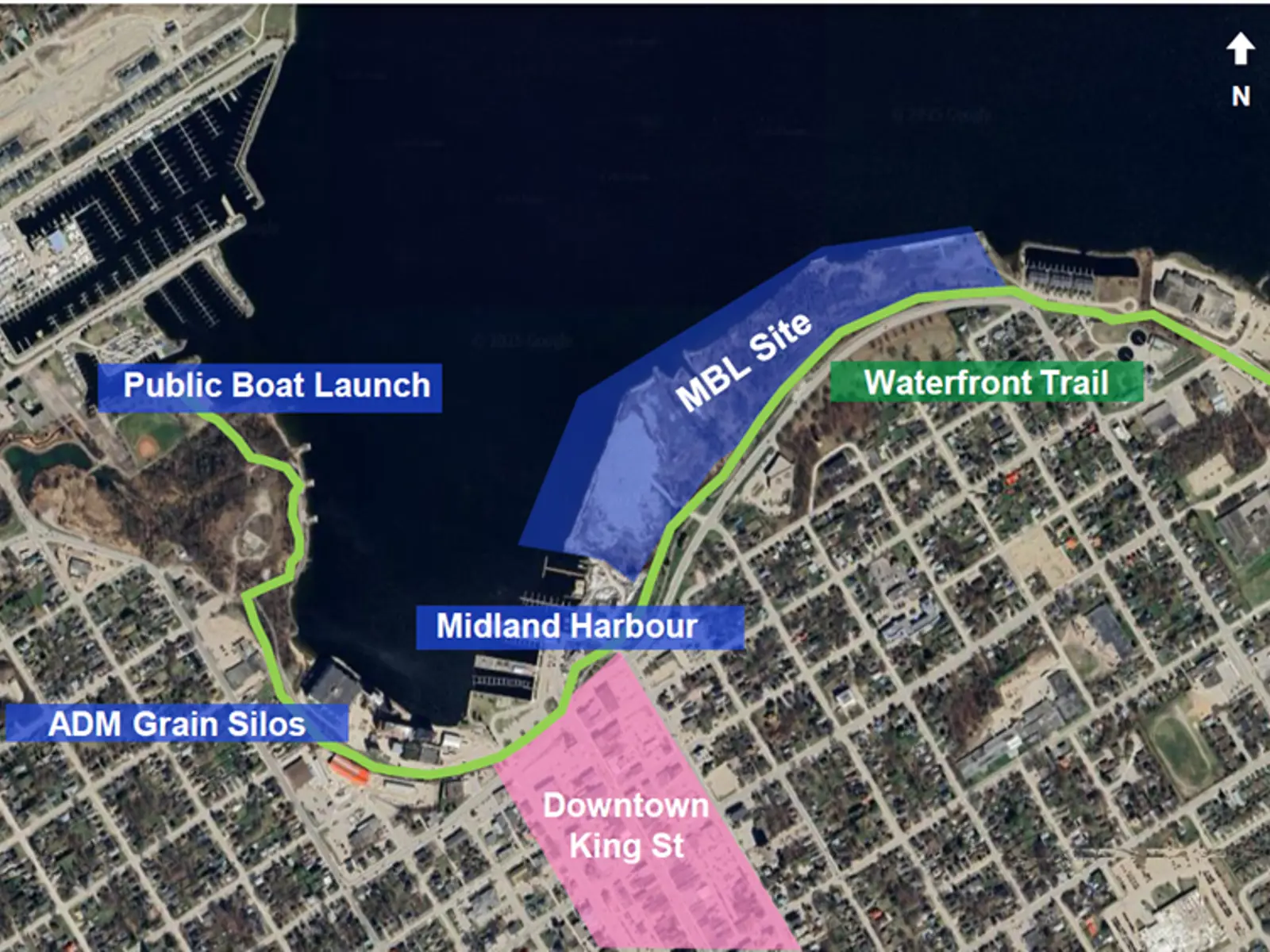 Town will not proceed with Midland Bay Landing project | Town of Midland